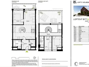 Prodej bytu 4+kk, Praha - Vysočany, Kolbenova, 92 m2