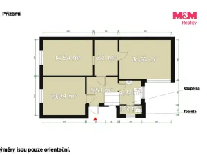 Prodej rodinného domu, Řevničov, Vrchlického, 74 m2