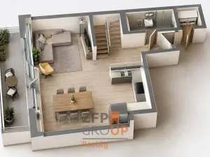 Pronájem bytu 4+kk, Brno, Viniční, 104 m2