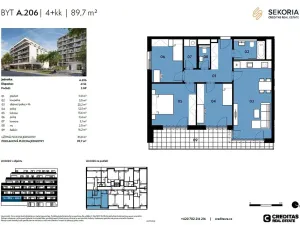 Prodej bytu 4+kk, Brno, 86 m2