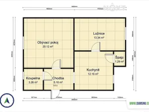 Prodej bytu 2+1, Hanušovice, Hlavní, 55 m2