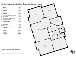 Prodej činžovního domu, České Budějovice, Chelčického, 489 m2
