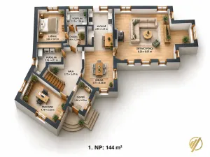 Prodej rodinného domu, Kamenice, Topasová, 254 m2