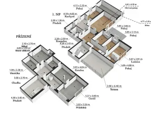 Prodej vily, Ústí nad Labem, Litoměřická, 254 m2