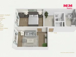 Prodej bytu 2+1, Habartov, Karla Čapka, 56 m2