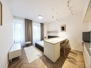 Pronájem bytu 1+kk, Praha - Vinohrady, Sázavská, 28 m2