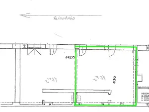 Pronájem obchodního prostoru, Brno, Palackého třída, 45 m2
