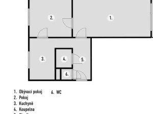 Prodej bytu 2+1, Praha - Žižkov, Osiková, 53 m2