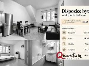 Prodej bytu 2+kk, Praha - Nusle, Na výsledku I, 46 m2