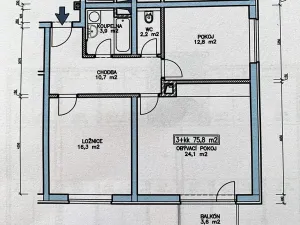 Prodej bytu 3+kk, Hostivice, Ječná, 70 m2