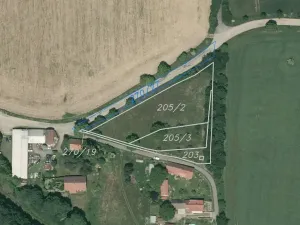 Dražba pozemku pro bydlení, Mezno, 5329 m2