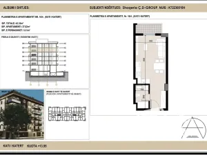 Prodej bytu 1+kk, Golem, Albánie, 37 m2