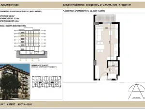 Prodej bytu 1+kk, Golem, Albánie, 37 m2
