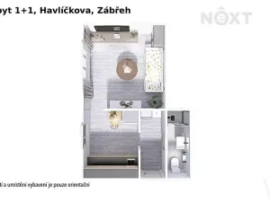 Prodej bytu 1+1, Zábřeh, Havlíčkova, 28 m2