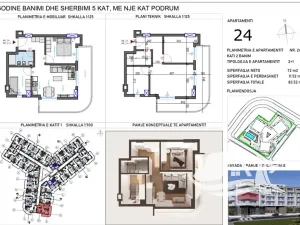 Prodej bytu 3+kk, Qerret, Albánie, 72 m2