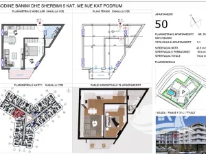 Prodej bytu 2+kk, Qerret, Albánie, 63 m2