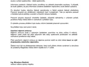 Pronájem bytu 3+1, Děčín, Mírové nám., 80 m2