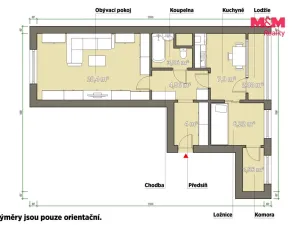 Pronájem bytu 2+1, Plzeň - Bolevec, Krašovská, 48 m2