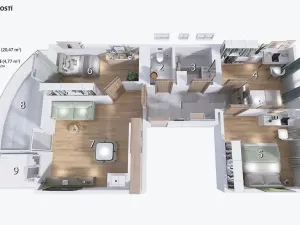 Prodej bytu 3+kk, Brno, Nivky, 85 m2