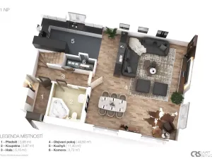 Prodej rodinného domu, Říčany, Na Vysoké, 154 m2