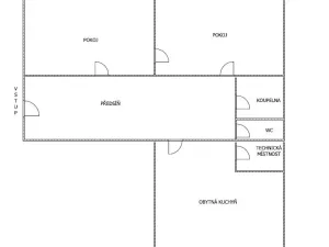 Prodej bytu 3+kk, Hradec Králové - Pražské Předměstí, Kollárova, 78 m2