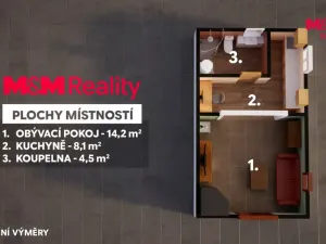 Prodej chaty, Velké Popovice, 27 m2