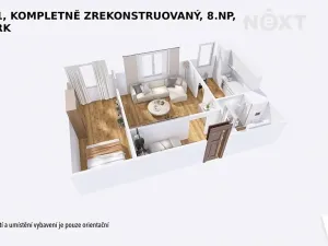 Pronájem bytu 2+1, Šumperk, Jugoslávská, 46 m2