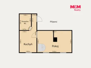 Prodej rodinného domu, Jindřichovice, 63 m2