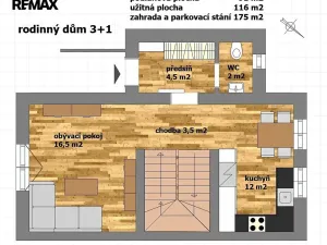 Pronájem rodinného domu, Praha - Modřany, Pod lomem, 91 m2