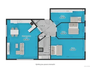 Pronájem bytu 4+kk, Říčany, Bezručova, 107 m2