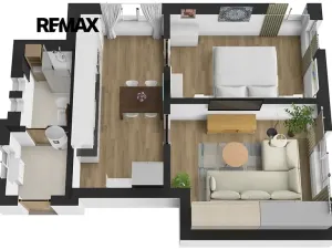 Prodej bytu 2+1, Benešov nad Ploučnicí, Sokolský vrch, 57 m2