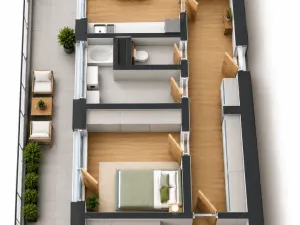 Pronájem bytu 3+kk, Rychnov nad Kněžnou, Mírová, 95 m2