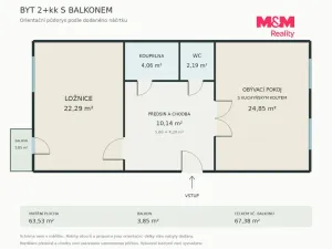 Prodej bytu 2+kk, Praha, Na žertvách, 68 m2
