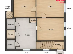 Prodej rodinného domu, Brloh - Benešovice, 75 m2
