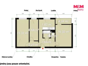 Pronájem bytu 3+1, Plzeň - Bolevec, Tachovská, 62 m2
