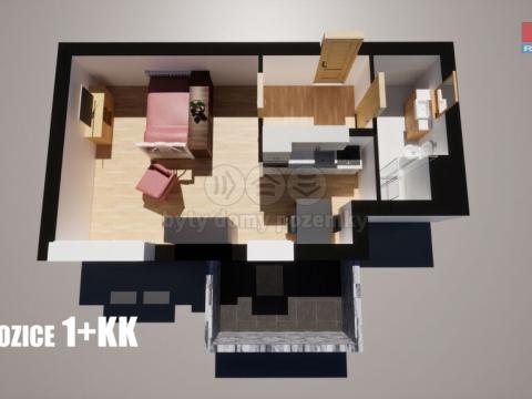 Prodej bytu 1+kk, Lovosice, 32 m2