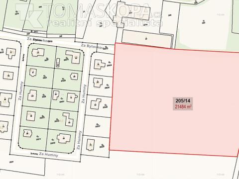 Prodej pozemku pro bydlení, Vysoký Újezd, 21484 m2