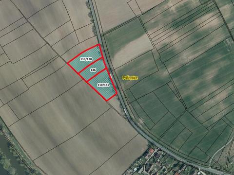 Prodej zemědělské půdy, Štětí, 14700 m2