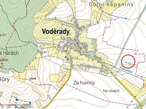 Prodej zemědělské půdy, Voděrady, 1867 m2