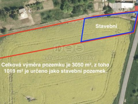 Prodej pozemku pro bydlení, Soběsuky - Skržice, 3050 m2