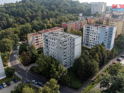 Pronájem bytu 1+kk, Ústí nad Labem - Krásné Březno, Obvodová, 32 m2