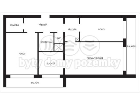 Prodej bytu 3+1, Štětí, Stračenská, 67 m2