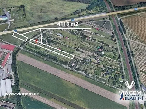 Prodej podílu zahrady, Břeclav, 438 m2