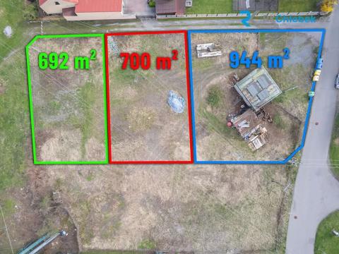 Prodej komerčního pozemku, Frýdek-Místek, Hálkova, 700 m2