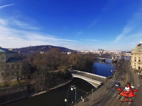 Pronájem bytu 4+kk, Praha - Nové Město, Masarykovo nábřeží, 110 m2