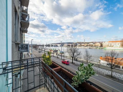 Pronájem bytu 3+1, Praha - Nové Město, Rašínovo nábřeží, 101 m2