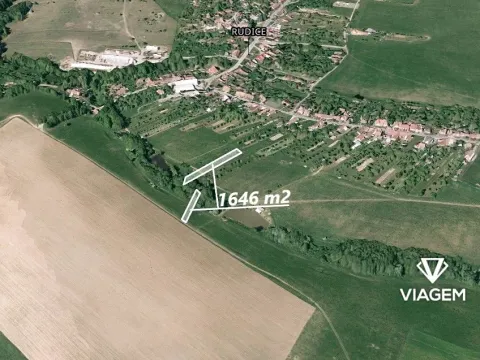 Prodej pole, Rudice, 1646 m2