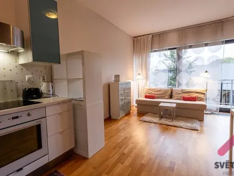 Pronájem bytu 2+kk, Praha - Holešovice, Jankovcova, 55 m2