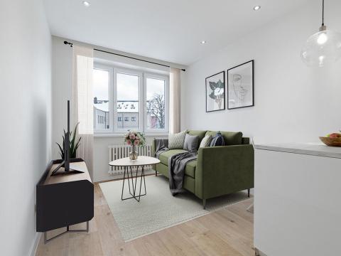 Pronájem bytu 1+kk, Ostrava - Mariánské Hory, Korunní, 22 m2
