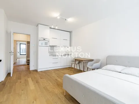 Pronájem bytu 1+kk, Praha - Holešovice, U průhonu, 32 m2